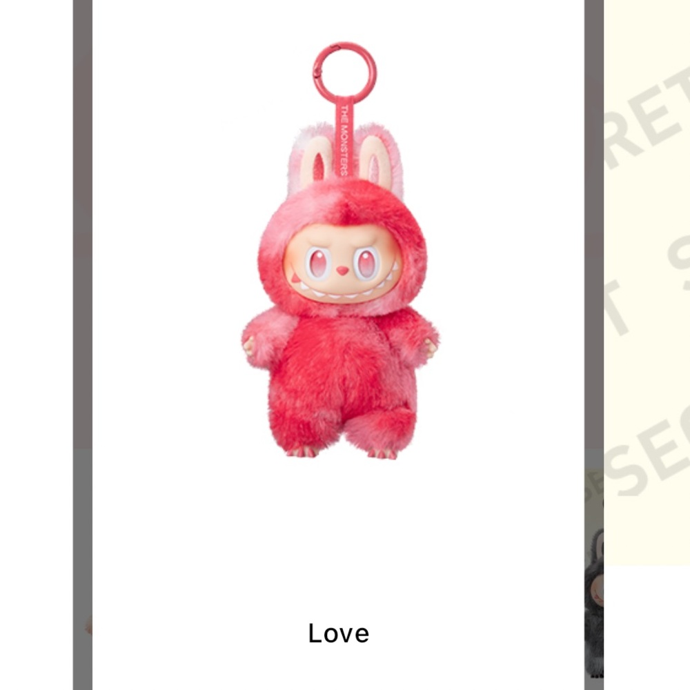 NOW THE MONSTERS Big into Energy Series-Vinyl Plush Love BRAND NEW NOT OPENED